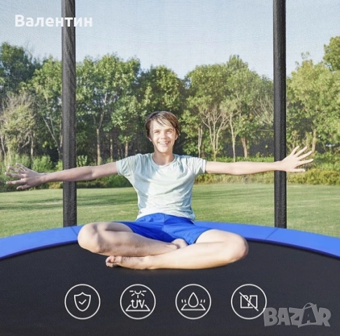 Батут с предпазна мрежа SONGMICS, снимка 5 - Други - 55174471