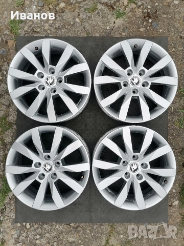 оригинални джанти 17" 5х112 Skoda , снимка 3 - Гуми и джанти - 55014991
