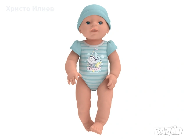 Кукла бебе 40см Новородено пие и пишка, снимка 8 - Кукли - 54499464