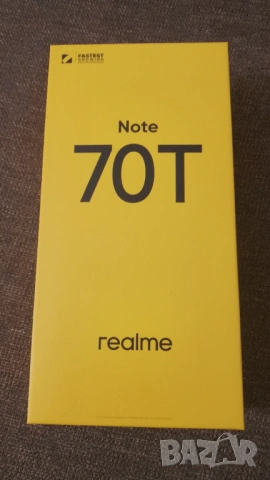 Чисто нов неразпечатан Realme Note 70 с гаранция + подарък