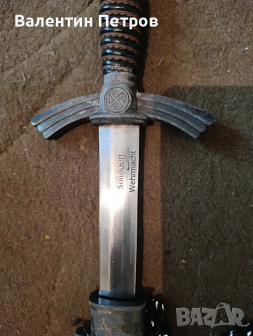 немски кортик, снимка 3 - Антикварни и старинни предмети - 54337761