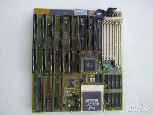 Платка ретро дъно  ISA /  VESA с процесор I486 DX 40, снимка 2 - Части и Платки - 54403955