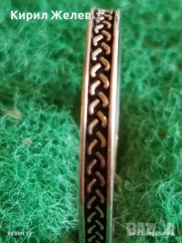 Сребърен пръстен тип халка орнаментиран майсторска изработка 51893, снимка 3 - Пръстени - 53981677