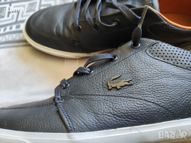 Оригинални мъжки кецове Lacoste Bayliss Vulc PRM – Размер 44.5, снимка 17 - Спортно елегантни обувки - 54554552