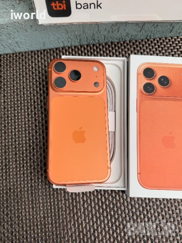 НОВ⚠️512GB✖️ iPhone 17 Pro ⚠️Лизинг от 49€/м ❗️Cosmic Orange 🍊 ✖️ГАРАНЦИЯ❗️, снимка 4 - Apple iPhone - 54204238