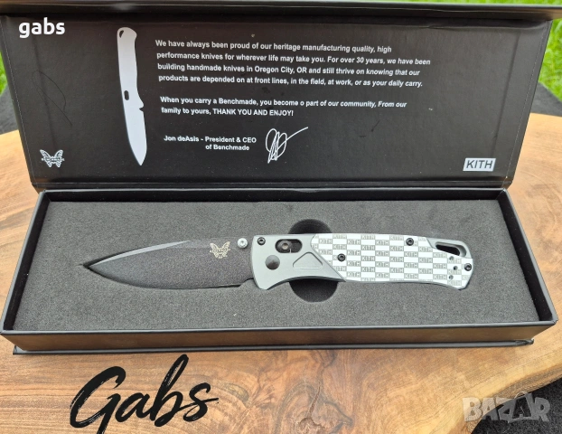 Сгъваем нож Benchmade Kiht Bugout 535-09,NEW 2025