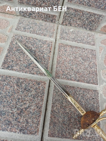 ⚔️ ОРИГИНАЛНА МИНИАТЮРНА РАПИРА TOLEDO – ИСПАНИЯ 🇪🇸 , снимка 6 - Антикварни и старинни предмети - 55120857