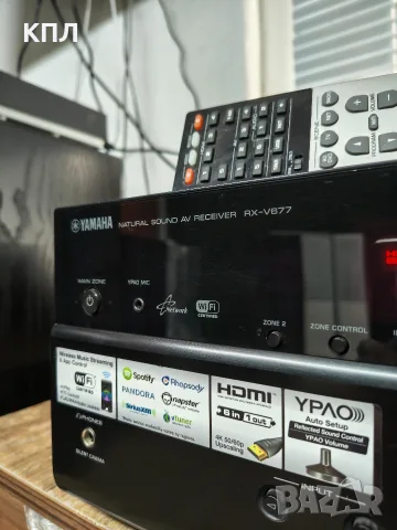 7.2 канален ресивър YAMAHA RX-V 677 4K HDMI , снимка 5 - Ресийвъри, усилватели, смесителни пултове - 55530578