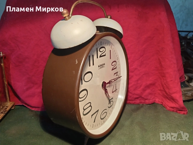 Голям германски будилник BLESSING, снимка 3 - Антикварни и старинни предмети - 54759219