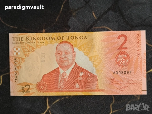 Банкнота - Тонга - 2 паанга UNC | 2024г.