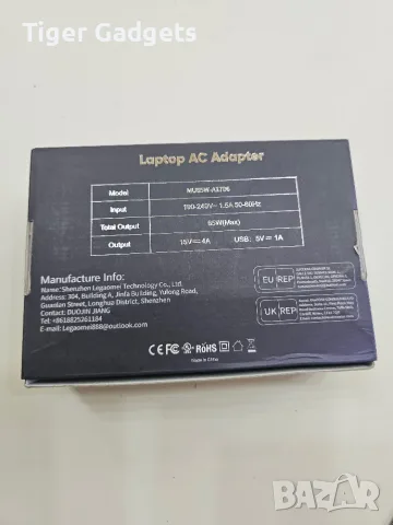 Зарядно устройство 65W MU65W-A1706 за Microsoft Surface Pro, Laptop, Book и Go с USB порт, снимка 3 - Лаптоп аксесоари - 55395094