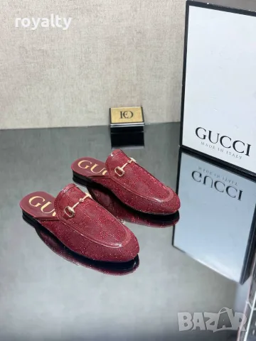Gucci Нови Дамски Чехли Сабо Гучи Различни Цветове , снимка 6 - Чехли - 55343466