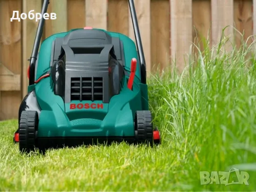 Косачка за трева Bosch Rotak 34 13 електрическа, за ремонт, снимка 2 - Градинска техника - 55357966