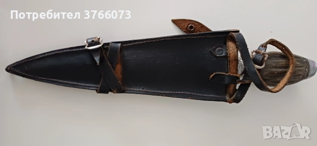 Стара кама с кожена кания , снимка 5 - Колекции - 54233925