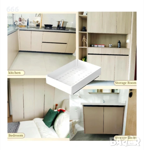 Комплект от 3 плъзгащи се чекмеджета с плавно затваряне, снимка 5 - Други стоки за дома - 54155232