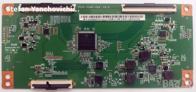 T-CON платка за телевизор JVC LT-50VA3000. CCPD-TC495-008 V4.0