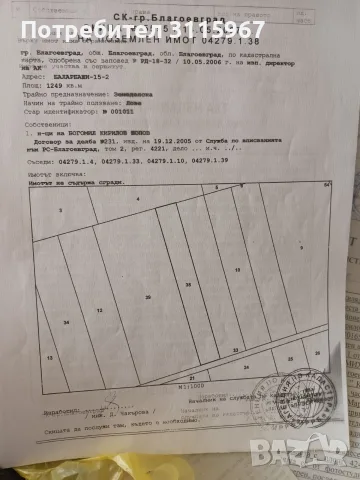 Лозе на 2км от Благоевград
