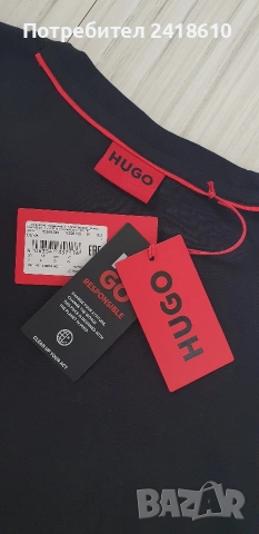 Hugo Boss HUGO Danda Cotton Mens Size L НОВО! ОРИГИНАЛ! Мъжка Тениска!, снимка 8 - Тениски - 54022298