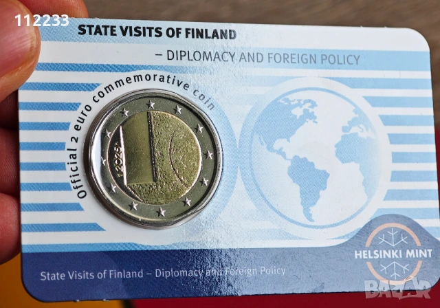 4 броя 2 евро монети в карти, снимка 3 - Нумизматика и бонистика - 53627920