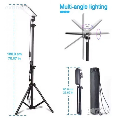 LED Осветление за селфита и фотография, снимка 4 - Други - 54057946