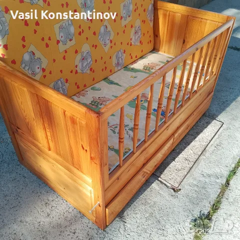 Детско креватче , снимка 4 - Мебели за детската стая - 55514354