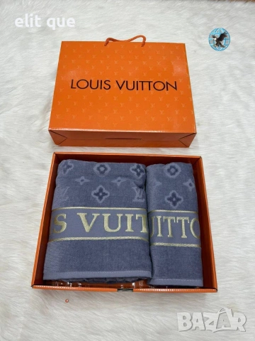 плажни кърпи 90×50см 70×140см 2 броя в кутия Christian Dior Versace Calvin Klein Louis Vuitton , снимка 4 - Хавлиени кърпи - 55217763