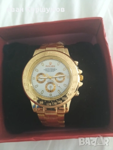 Часовници нови датския и черния по 7 евро в кутията ролекса 15 евро, снимка 6 - Мъжки - 54007108