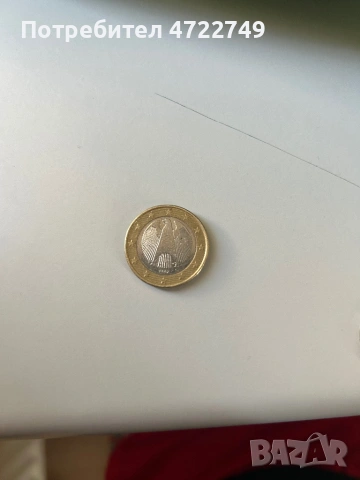 Монета от 1евро 