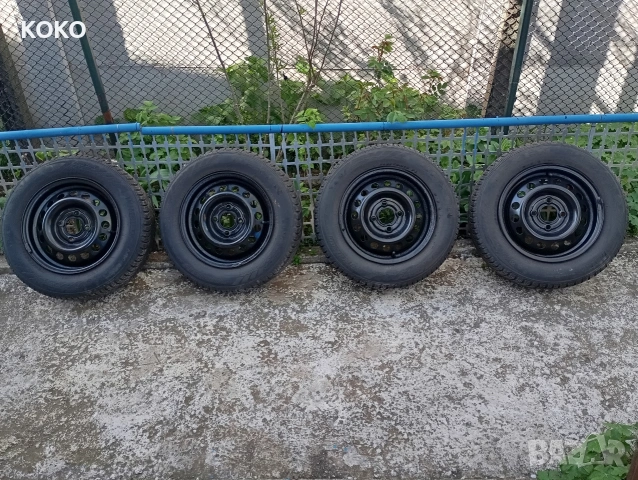 Железни Джанти със Зимни Гуми 4х100 ,60.1 