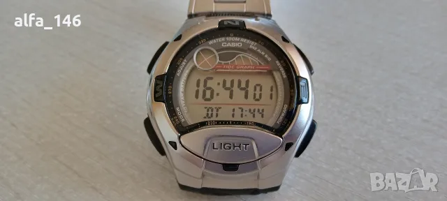 Мъжки часовник Casio W-753 TIDE GRAPH, снимка 12 - Мъжки - 55424853