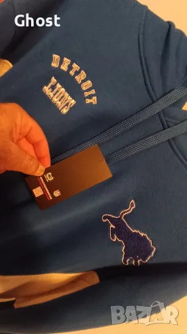 Мъжки суичър с качулка (hoodie) на американския футболен отбор Detroit Lions., снимка 9 - Фен артикули - 55554640