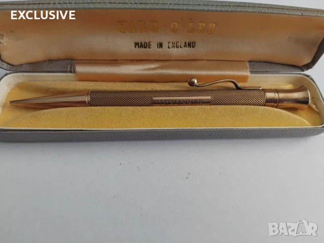 Златен молив маркиран 375 - 9к 1979г 27,8 гр Англия