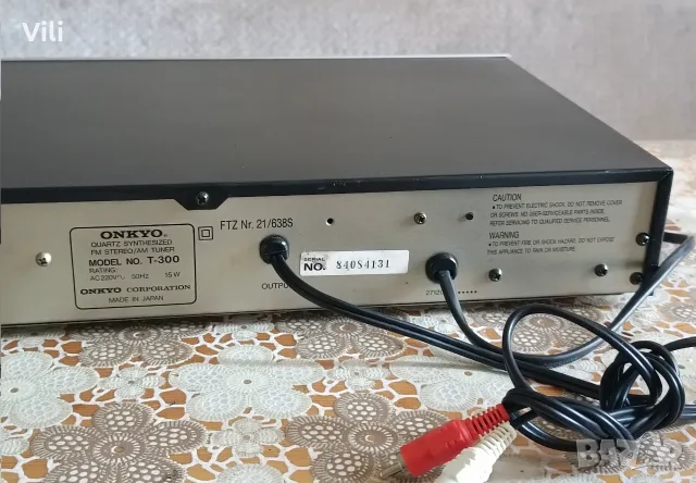 Onkyo T300-тунер, снимка 10 - Ресийвъри, усилватели, смесителни пултове - 55342722
