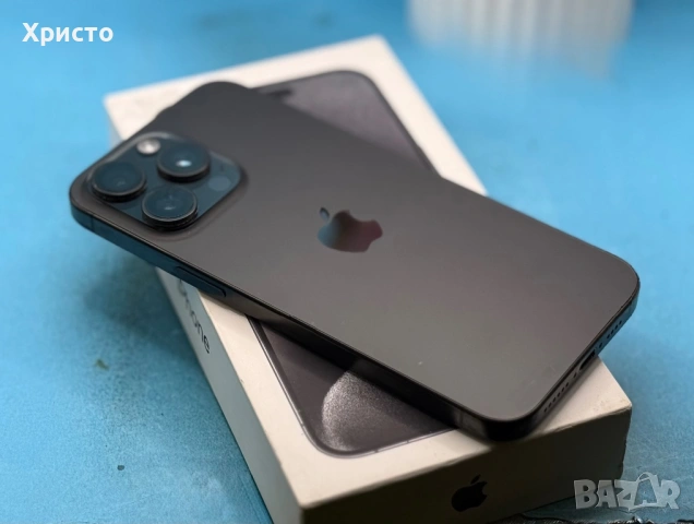 Apple iPhone 15 Pro Max, 256GB, 5G, Black Titanium  