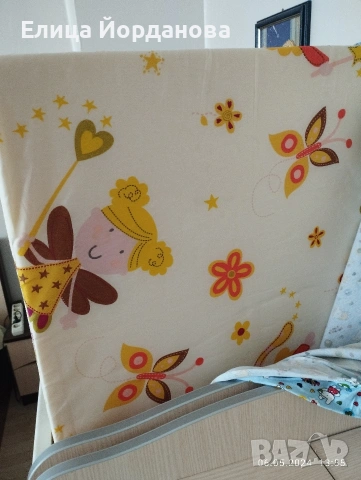 Комбинирана бебешка кошара, снимка 14 - Мебели за детската стая - 54210653