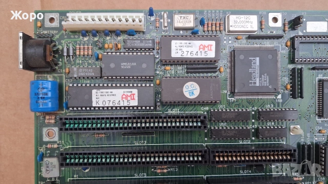 INTEL 286 AMD 1982 година старинна платка RAM дъно, снимка 3 - Други - 54509747