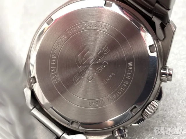 Като нов! Casio Edifice Chronograph EFV-610D-1A, снимка 9 - Мъжки - 55543187