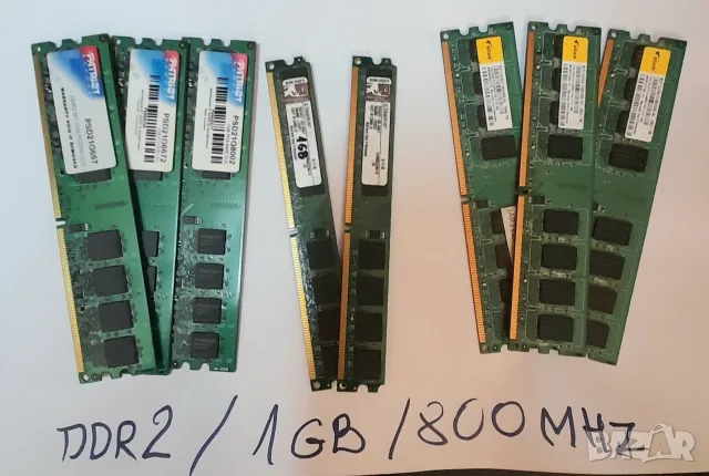 Рам памети 1GB-DDR 2 за настолен  компютър, снимка 4 - RAM памет - 32852127