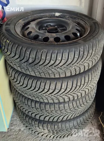 Зимни гуми Hankook с железни джанти 14 цола