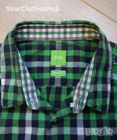 HUGO BOSS XL size Мъжка риза с дълъг ръкав, снимка 3 - Ризи - 54438036