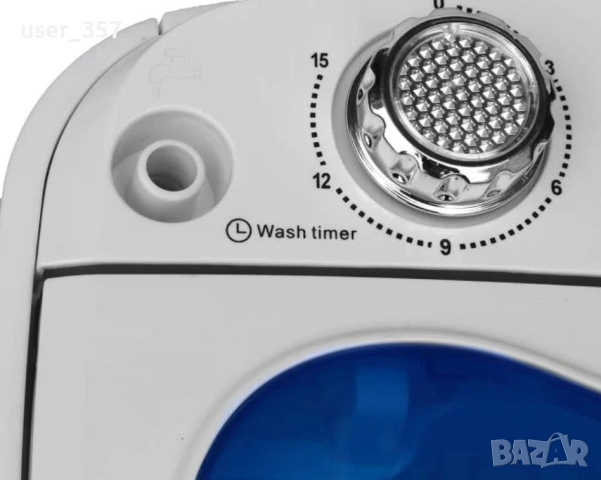 ADLER пералня полуавтомат с центрофуга 400W нова, снимка 3 - Перални - 54591227