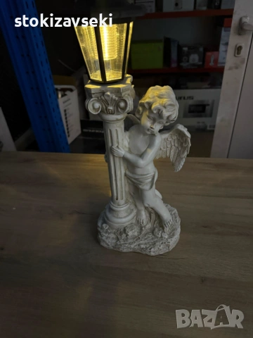 Соларна лампа ангел - елегантна декорация за всеки двор, снимка 3 - Градински мебели, декорация  - 54083145