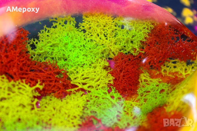 🧡 Ръчно изработена сапунерка от епоксидна смола 🩷, снимка 3 - Други - 54213608