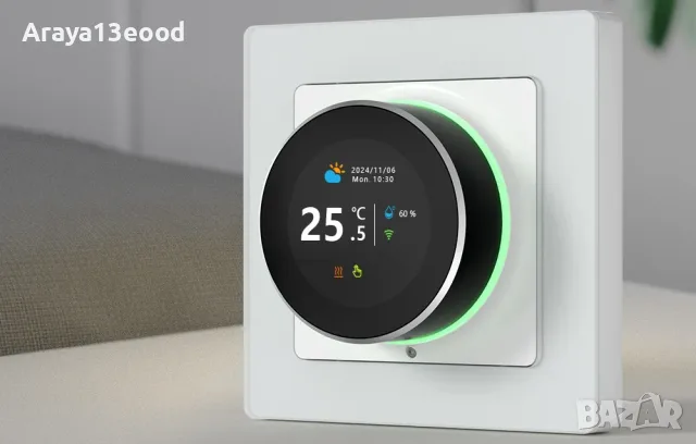 Интелигентен WiFi термостат AVATTO WT20R-WH-3A-WiFi за водно подово отопление