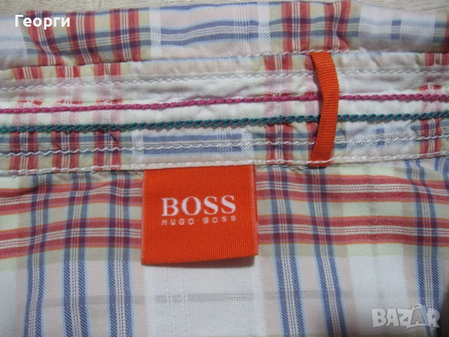Hugo boss мъжка риза къс ръкав, снимка 9 - Ризи - 55067273