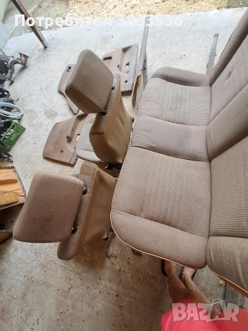 Кафяв салон за VW Golf Mk2 , снимка 4 - Части - 55210996