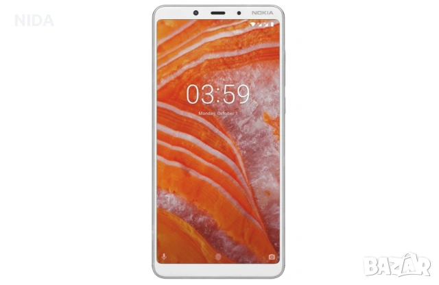 Nokia 3.1 Plus Dual Camera Smartphone 6” HD+ Дисплей, 2GB RAM, 16GB Памет, Android One, Бял, НОВ!