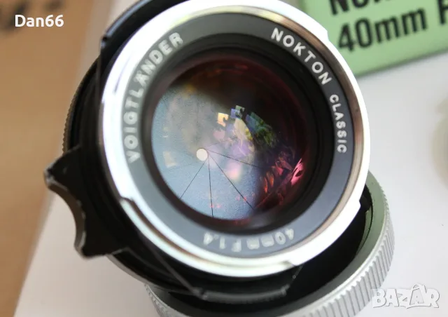 Voigtlander Nokton Classic 40mm f/1.4 - Leica M с кутия 1,4/40мм, снимка 3 - Обективи и филтри - 55657633
