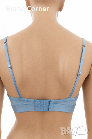 Комплект дамско бельо Hunkemöller – сутиен 75C и бикини XL, светлосиня дантела, снимка 8 - Бельо - 54518692