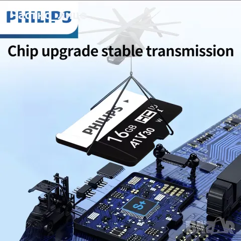 PHILIPS MicroSDXC Card 64GB A1 Class 10, снимка 7 - Карти памет - 55434397